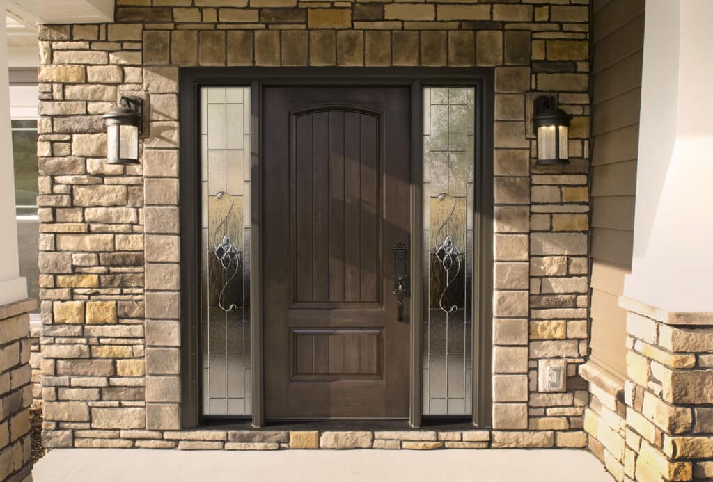 This hinged entry door in Pittsburgh, PA from Provia is a beautiful example.